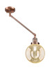 INNOVATIONS 237-AC-G208-8 Beacon 1-Light Swing Arm Antique Copper