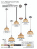 INNOVATIONS 616-1P-SG-NBD2-9-NAT Natural Ballston Dome 1-Light Mini Pendant Satin Gold