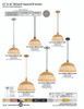 INNOVATIONS 716-1S-PN-NBD2-12-NAT Natural Ballston Dome 1-Light Mini Pendant Polished Nickel