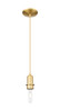INNOVATIONS 716-1P-SG-G483-8AM Brookhaven Globe 1-Light Mini Pendant Satin Gold