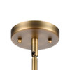 INNOVATIONS 411-1SM-BB-G412-10ME Newton Bell 1-Light Mini Pendant Brushed Brass
