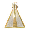 INNOVATIONS 411-1SL-BB-G411-18ME Newton Cone 1-Light Pendant Brushed Brass