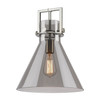 INNOVATIONS 411-1SM-CB-G411-12SM Newton Cone 1-Light Mini Pendant Champagne Bronze