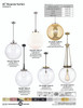 INNOVATIONS 221-1P-PN-G208-18 Beacon 1-Light Pendant Polished Nickel