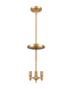 INNOVATIONS 221-3S-SG-G128-18 Athens 3-Light Pendant Satin Gold