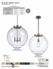 INNOVATIONS 221-3S-BAB-G128-18 Athens 3-Light Pendant Black Antique Brass