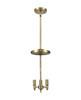 INNOVATIONS 221-3S-AB-G128-18 Athens 3-Light Pendant Antique Brass