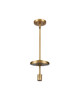 INNOVATIONS 221-1S-BB-G128-18 Athens 1-Light Pendant Brushed Brass