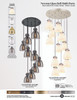 INNOVATIONS 119-410-1PS-SN-G412-8ME Newton Bell 9-Light Multi Pendant Brushed Satin Nickel