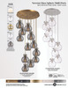 INNOVATIONS 119-410-1PS-PN-G410-8ME Newton Sphere 9-Light Multi Pendant Polished Nickel