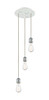 INNOVATIONS 113B-3P-WPC-G212 Springwater 3-Light Multi Pendant White Polished Chrome