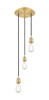 INNOVATIONS 113B-3P-SG-G556-12CL Rochester 3-Light Multi Pendant Satin Gold
