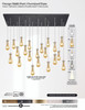INNOVATIONS 172BK-451-1P-PN-G451-4CL Owego 21-Light Multi Pendant Polished Nickel