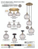 INNOVATIONS 113B-3P-WPC-G122C-8CL Athens 3-Light Multi Pendant White Polished Chrome