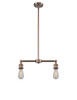 INNOVATIONS 209-AC-G208-12 Beacon 2-Light Island Light Antique Copper
