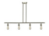 INNOVATIONS 516-4I-SN-G559-8BL Bridal Veil 4-Light Island Light Brushed Satin Nickel