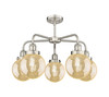 INNOVATIONS 916-5CR-SN-G208-6 Beacon 5-Light Chandelier Satin Nickel