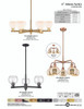 INNOVATIONS 516-5CR-SN-G128-6 Athens 5-Light Chandelier Satin Nickel