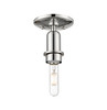 INNOVATIONS 716-1C-PN-G559-12ME Bridal Veil 1-Light Semi-Flush Mount Polished Nickel