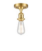 INNOVATIONS 616-1F-SG-G559-12CL Bridal Veil 1-Light Semi-Flush Mount Satin Gold