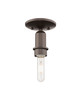 INNOVATIONS 716-1C-OB-G1213-6SM Athens Deco Swirl 1-Light Semi-Flush Mount Oil Rubbed Bronze