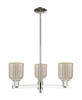 INNOVATIONS 716-3CR-PN-G559-5ME Bridal Veil 3-Light Flush Mount Polished Nickel