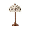 WAREHOUSE OF TIFFANY'S MT261/2SB Caseyle 13 in. 2-Light Indoor Bronze Finish Table Lamp
