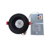JESCO RLF-E4FR-15W-RD-FL-BK 4 inch LED Canless Fire Rated Downlight 15W 5-CCT Round / Black