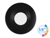 NICOR LIGHTING DLR56612120SBKBF DLR56(v6) 5/6-inch Black 1200 Lumen Selectable Recessed LED Downlight with Baffle