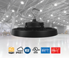 NICOR LIGHTING HBC5150SUS8BK HBC5 150W Black Selectable LED UFO High Bay