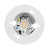 NICOR LIGHTING DLF5S120S9SQWH DLFv5 SureFit 5-inch Selectable LED Flush Mount Downlight with Square White Trim