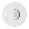 NICOR LIGHTING DLF5S120S9WWWH DLFv5 SureFit 5-inch Selectable LED Flush Mount Downlight with White Wall Washed Trim