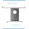 NICOR LIGHTING MULTIFRAME-346-20 20-Pack Multi-Diameter Recessed Mounting Frame