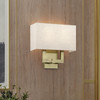 LIVEX LIGHTING 52132-01 2 Light Antique Brass ADA Sconce