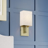 LIVEX LIGHTING 52131-01 1 Light Antique Brass ADA Sconce