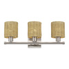 LIVEX LIGHTING 13703-91 3 Light Brushed Nickel Vanity Sconce