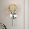 LIVEX LIGHTING 13681-91 1 Light Brushed Nickel Single Sconce