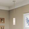 LIVEX LIGHTING 52130-01 1 Light Antique Brass Mini Pendant