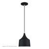 LIVEX LIGHTING 51472-04 LED Black Pendant