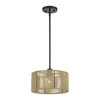 LIVEX LIGHTING 53152-92 1 Light English Bronze Pendant