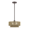 LIVEX LIGHTING 53162-92 1 Light English Bronze Pendant