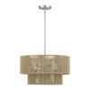 LIVEX LIGHTING 53154-81 4 Light Painted Nickel Pendant Chandelier