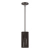 LIVEX LIGHTING 49121-92 1 Light English Bronze Mini Pendant