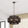 LIVEX LIGHTING 49145-92 5 Light English Bronze Pendant Chandelier
