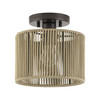 LIVEX LIGHTING 53141-92 1 Light English Bronze Small Semi-Flush