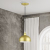 LIVEX LIGHTING 51513-33 1 Light Soft Gold Mini Pendant