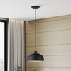 LIVEX LIGHTING 51514-04 1 Light Black Pendant
