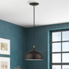 LIVEX LIGHTING 51514-92 1 Light English Bronze Pendant
