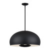 LIVEX LIGHTING 51518-04 4 Light Black Pendant