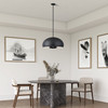 LIVEX LIGHTING 51518-04 4 Light Black Pendant